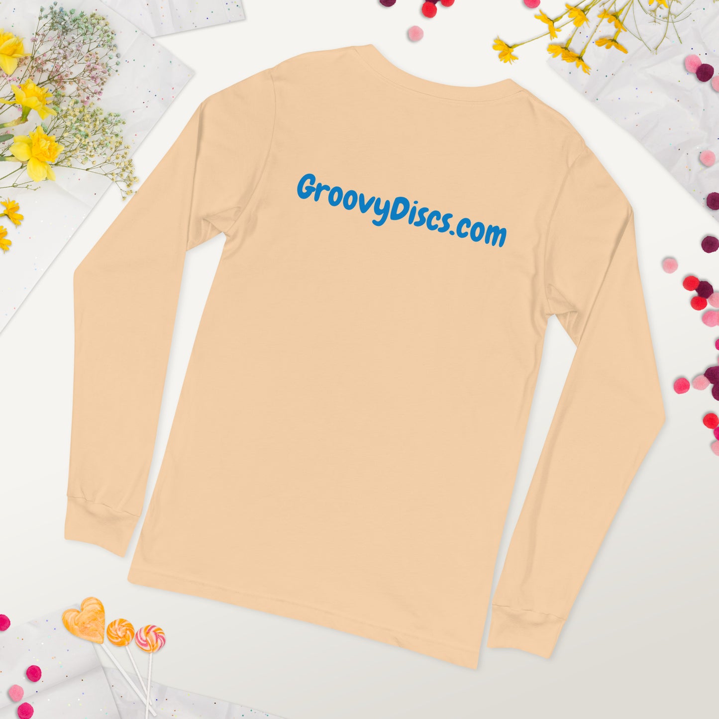 Wave So Groovy Official Long Sleeve T-shirt GroovyDiscs.com