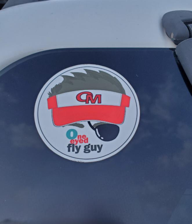One Eyed Fly Guy Sticker